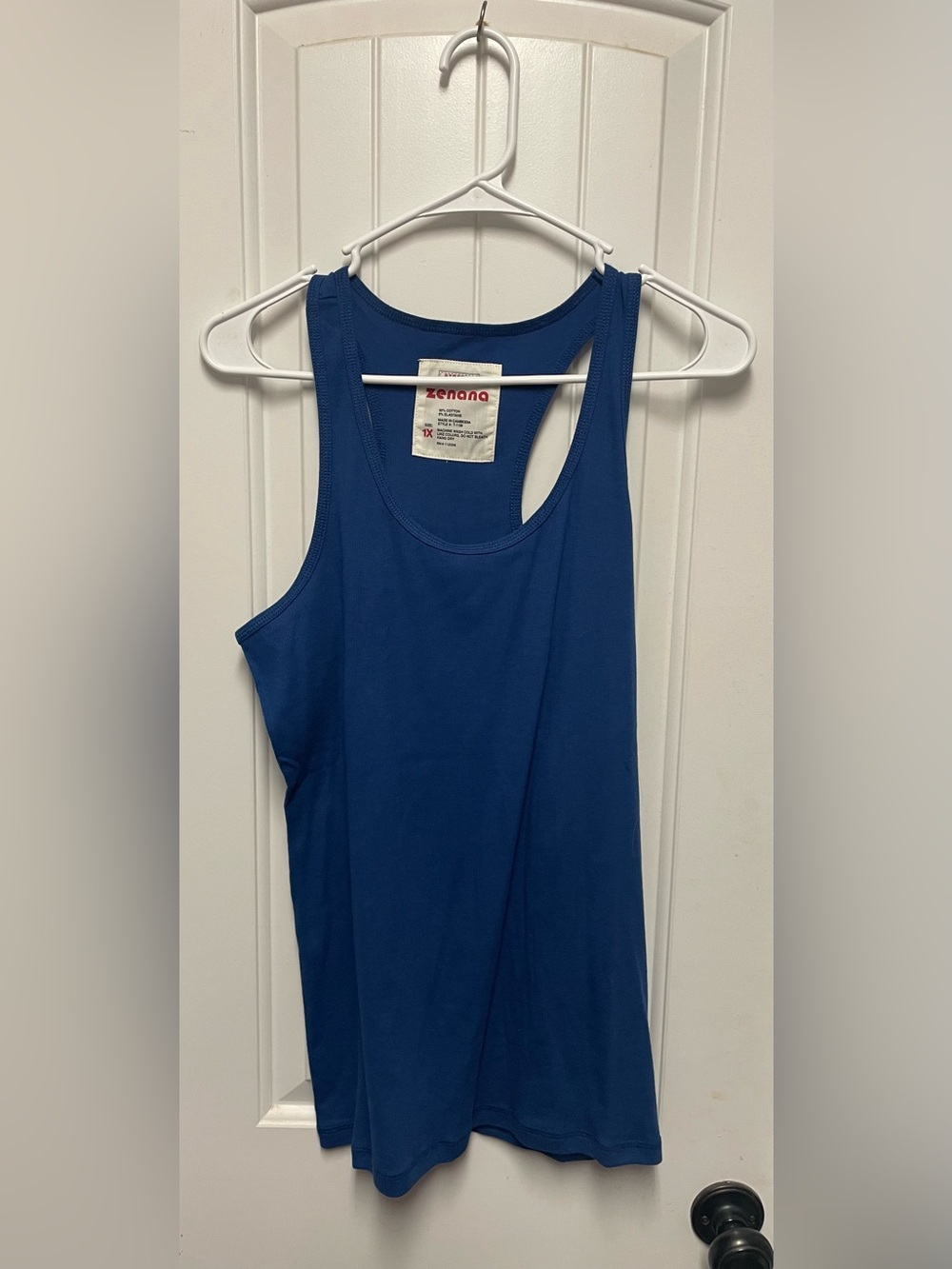 Zenana Outfitters Women's Racerback Tank Top - Royal Blue